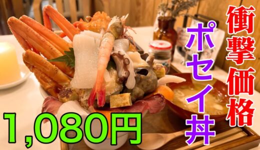 北海道ろばた居心地｜限定10食！狸小路で衝撃価格1,080円のヤバ過ぎる海鮮丼を堪能！
